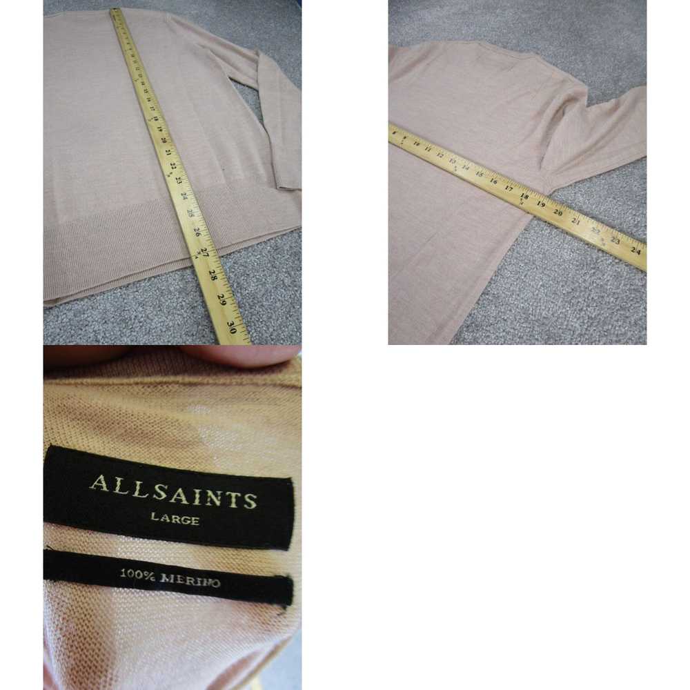 Allsaints Allsaints Sweater Mens Large Pink Knit … - image 4