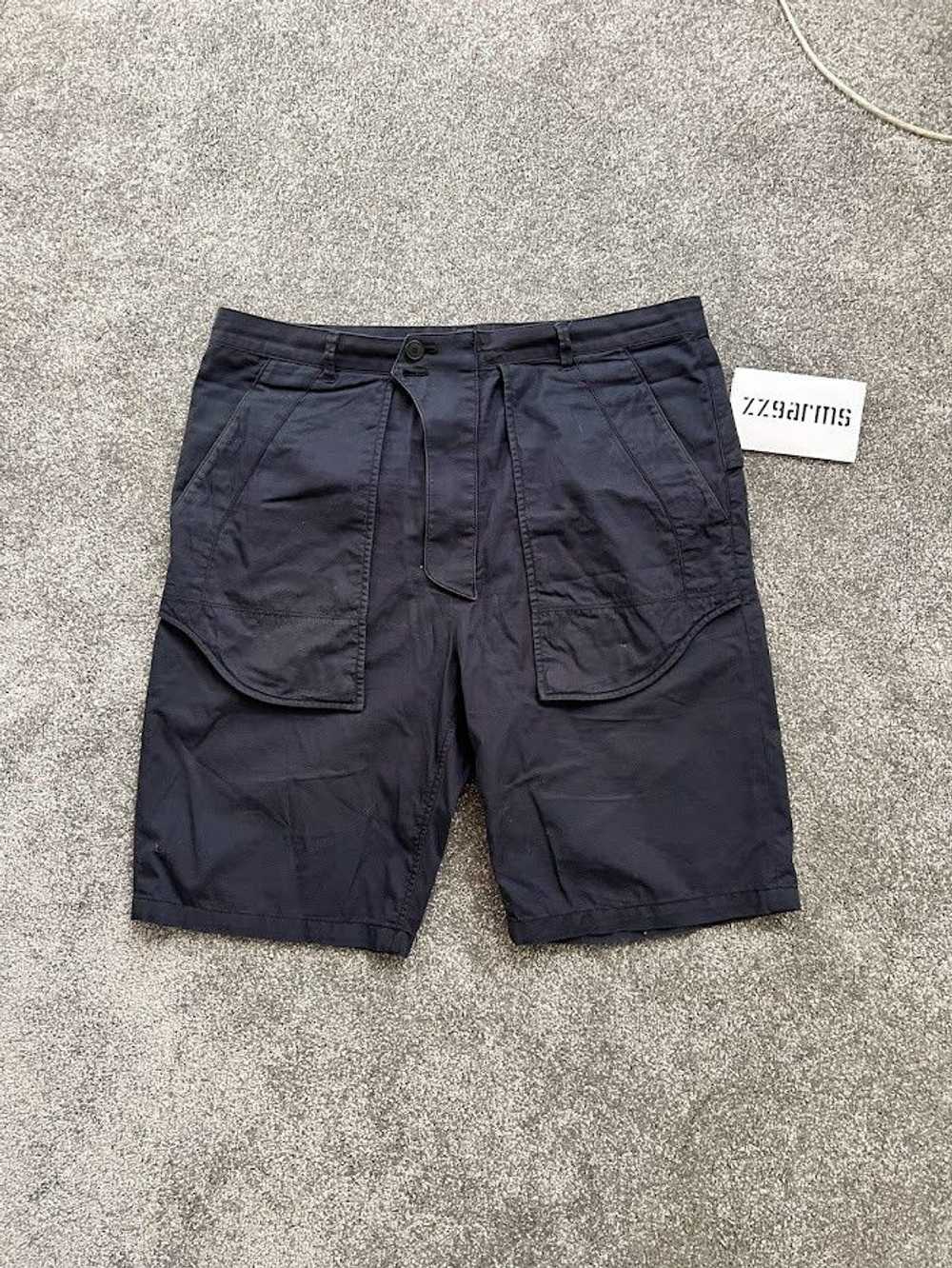 Helmut Lang Inside-out Cargo Shorts Navy Blue - image 1