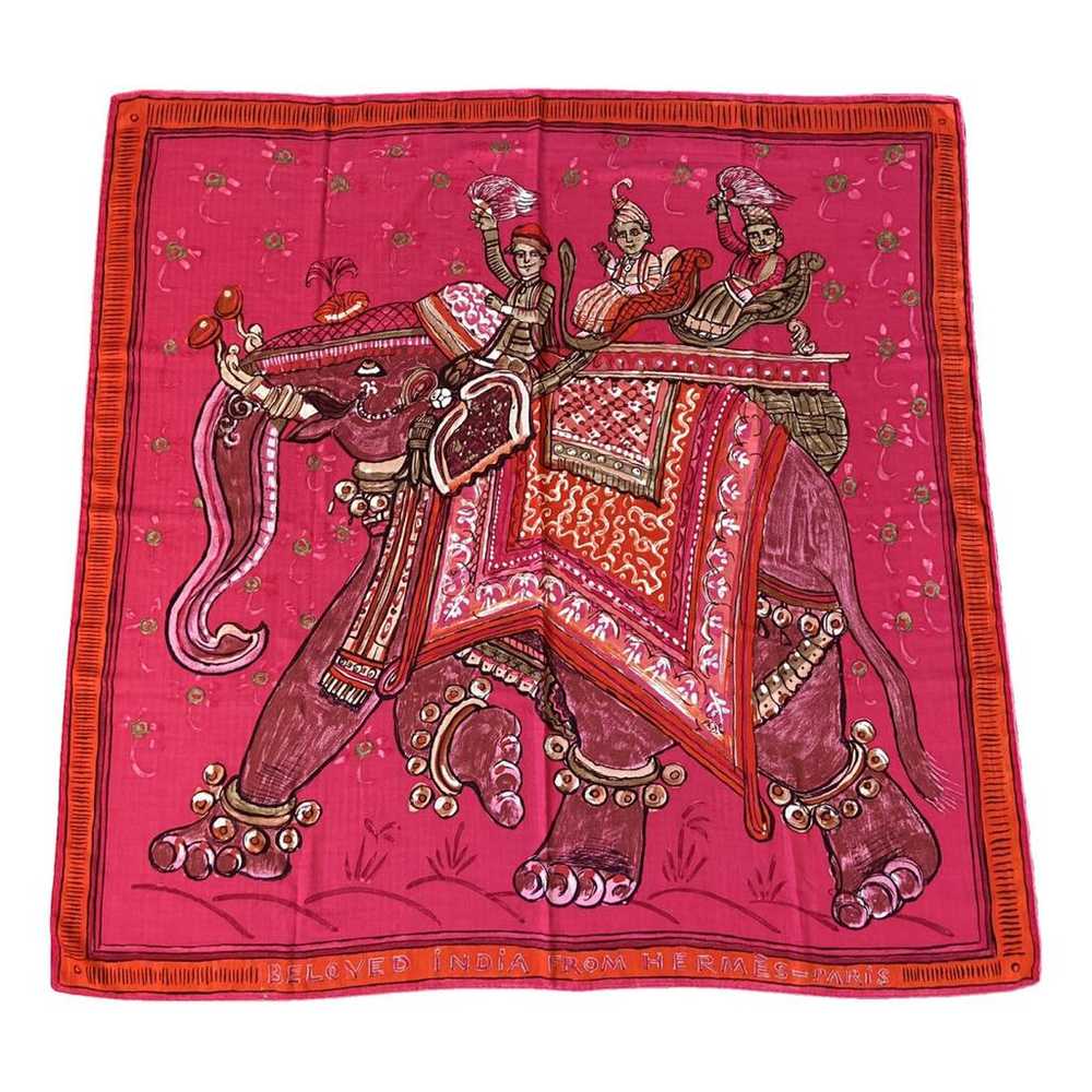 Hermès Châle 140 cashmere neckerchief - image 1