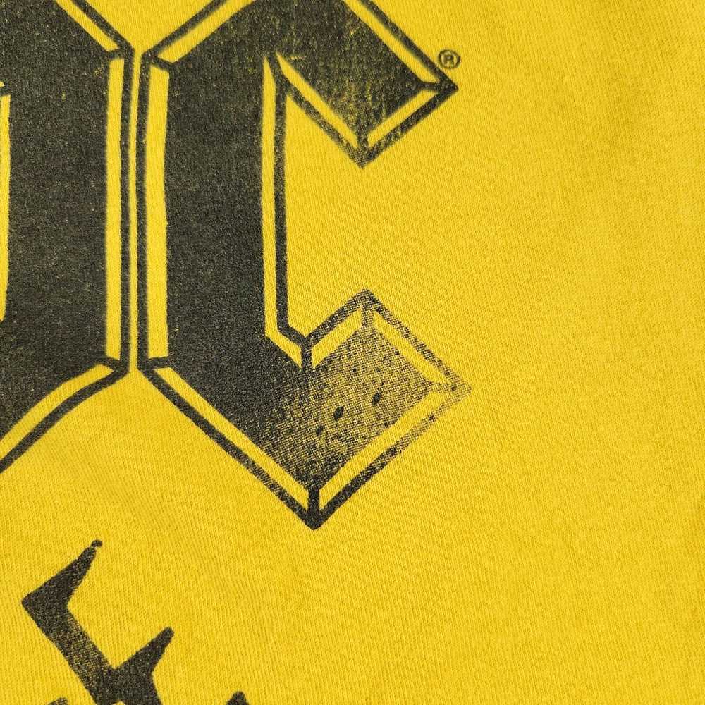 Tultex AC/DC Shirt Men's Small Yellow Graphic Tee… - image 3