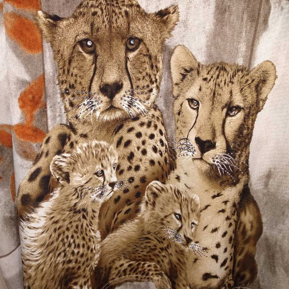 Jackets Galore By John Farah Rhinestone Cheetah F… - image 3