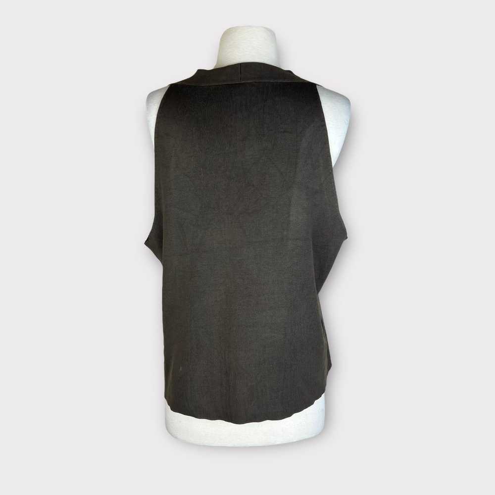 Ann Taylor | Vintage Y2K Knit Tailored Sleeveless… - image 2