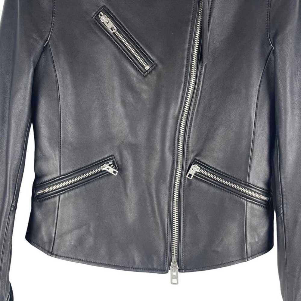 Coach Leather biker jacket - image 3