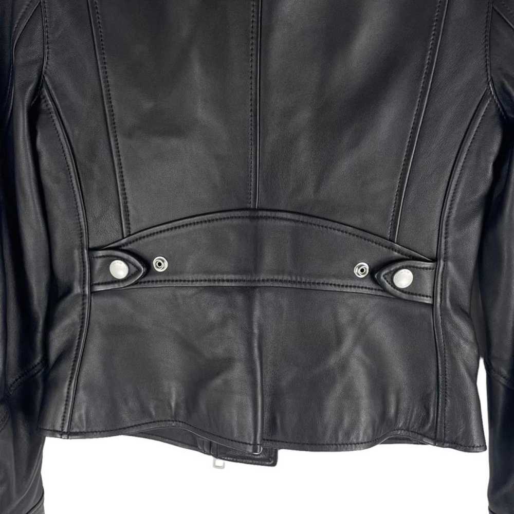Coach Leather biker jacket - image 7