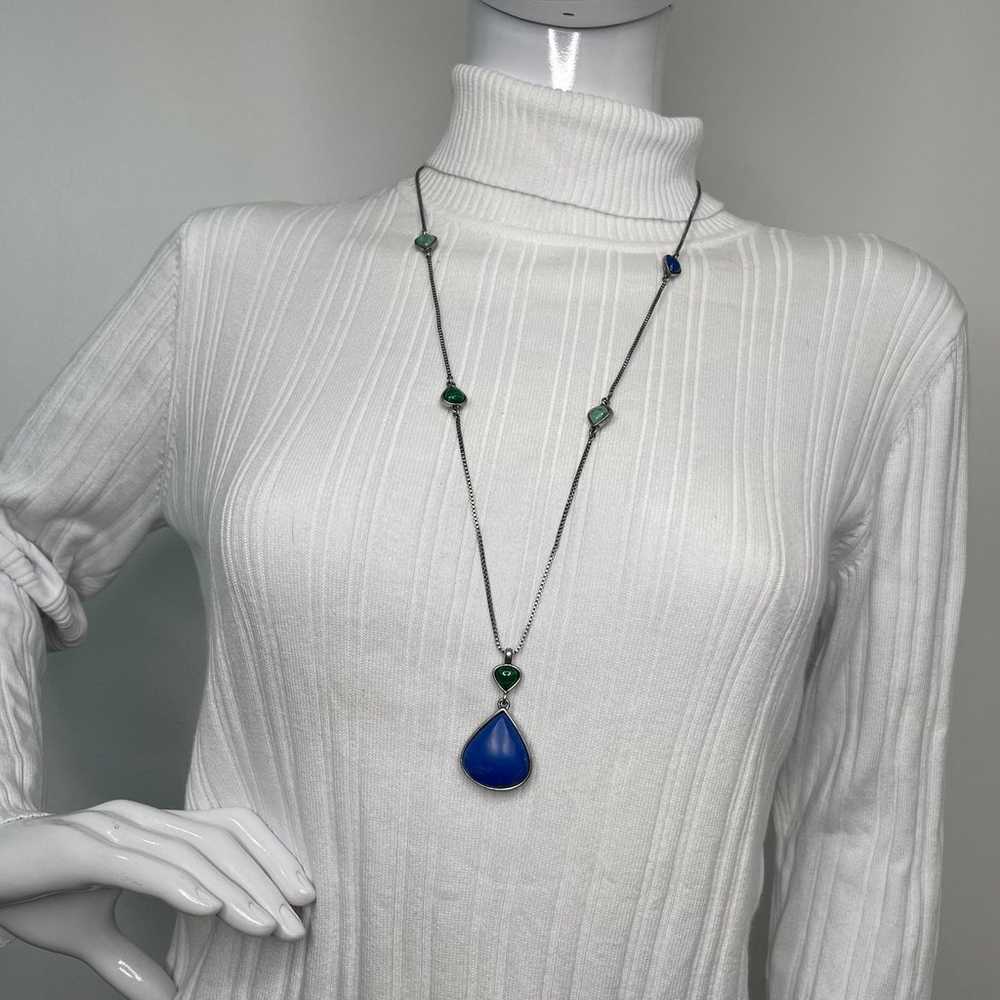 Lucky Brand Silver Tone Necklace costume jewelry … - image 8