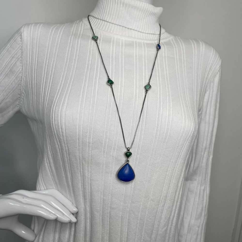 Lucky Brand Silver Tone Necklace costume jewelry … - image 9