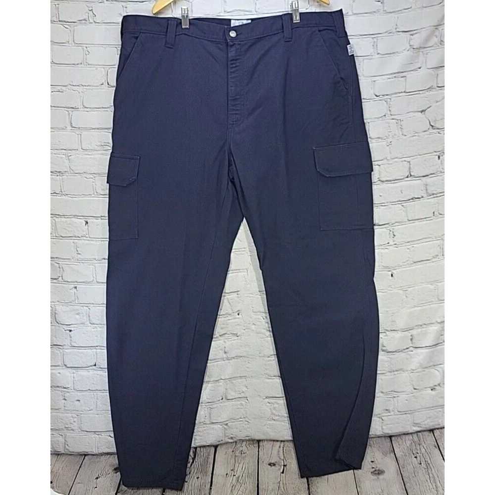 Vintage Tyndale FR Pants Mens 44 X 33 Navy Blue C… - image 1
