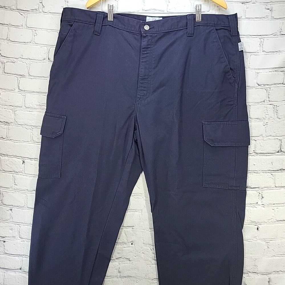 Vintage Tyndale FR Pants Mens 44 X 33 Navy Blue C… - image 3
