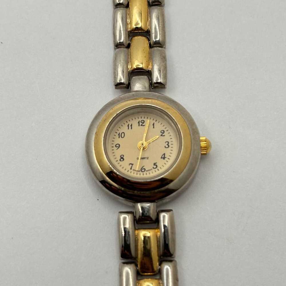 Vintage gold & silver watch - image 2