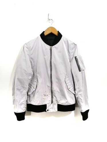 Helmut Lang MA-1 Bomber Jacket polyester Wool Coll