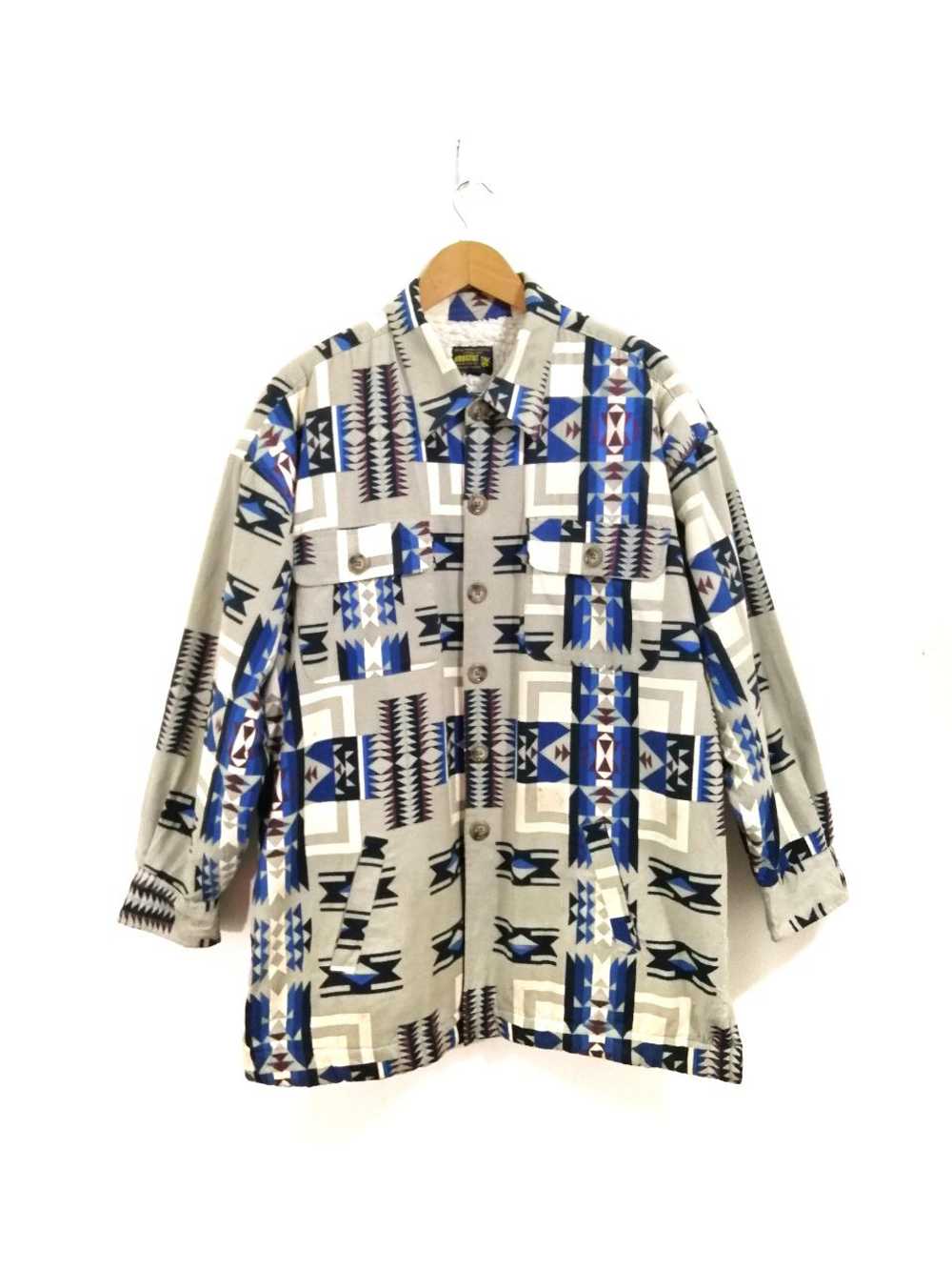 Native - Chimayo Native American Jacket Double Po… - image 1