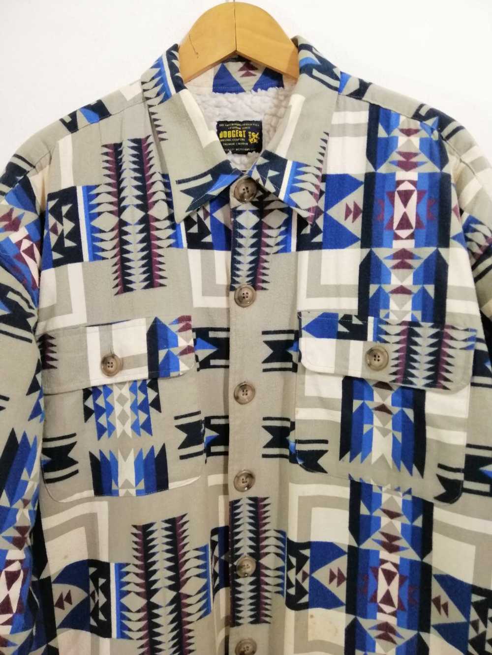 Native - Chimayo Native American Jacket Double Po… - image 4
