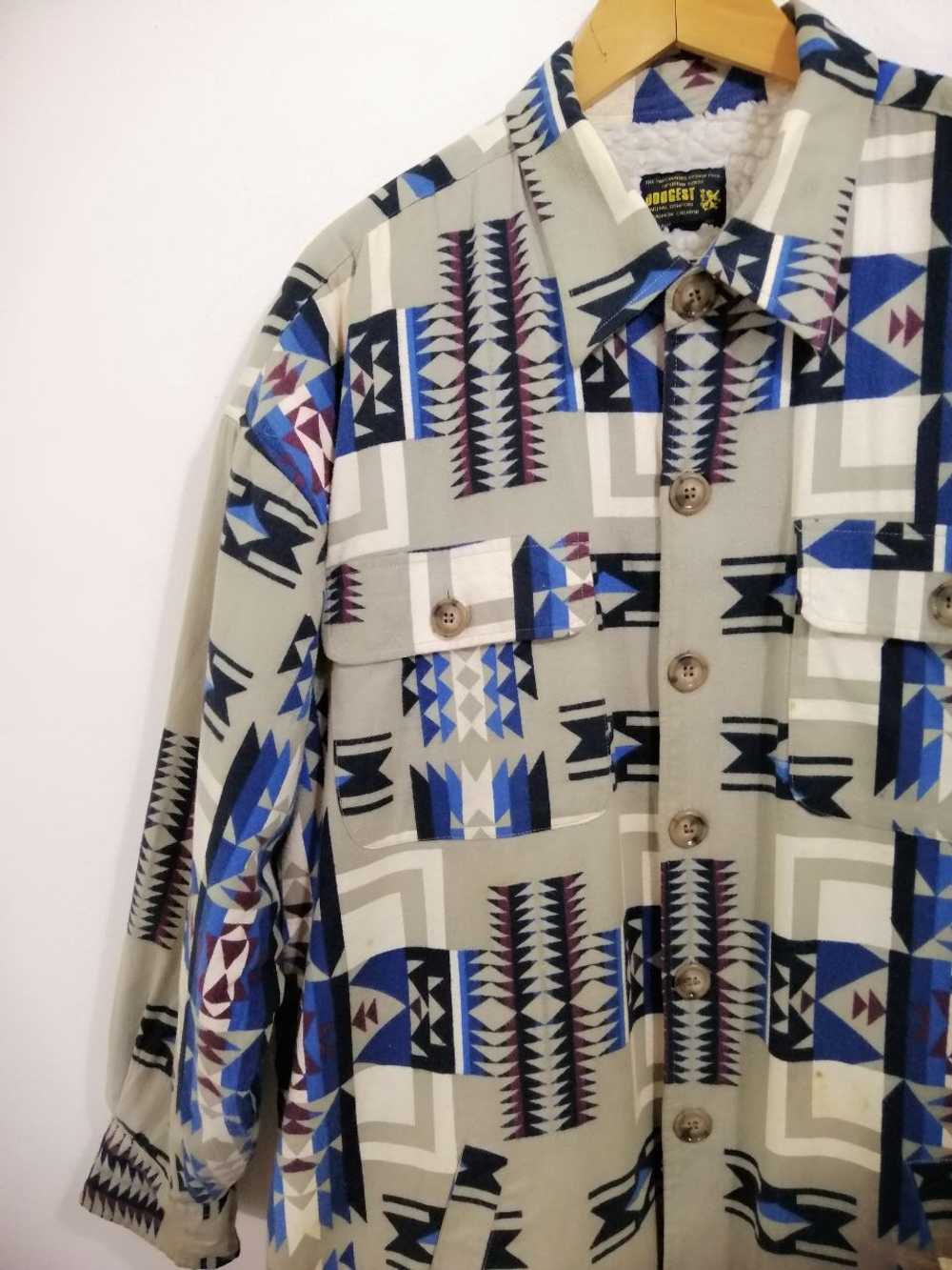 Native - Chimayo Native American Jacket Double Po… - image 5