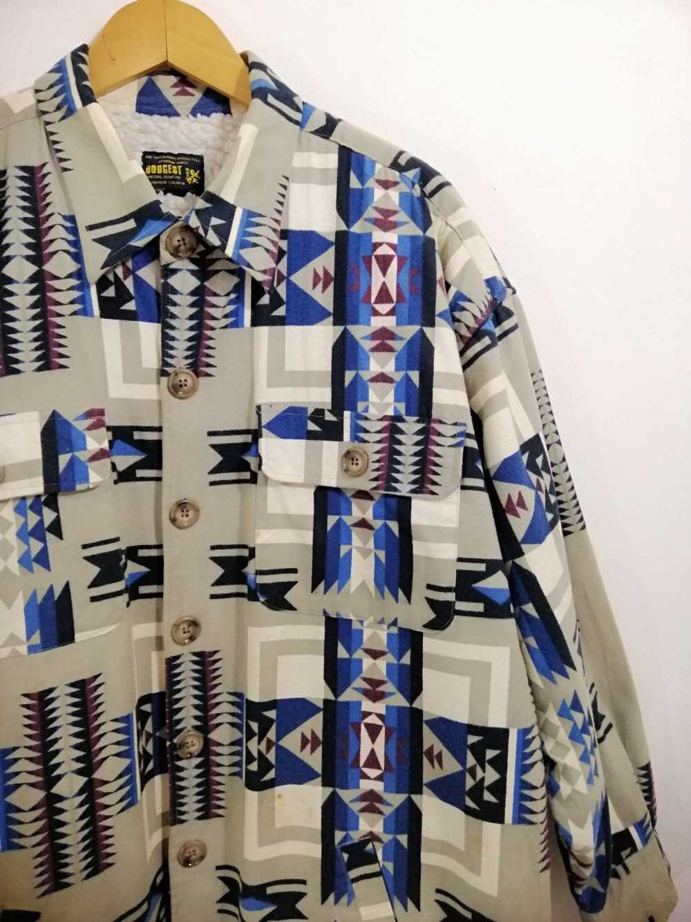 Native - Chimayo Native American Jacket Double Po… - image 6
