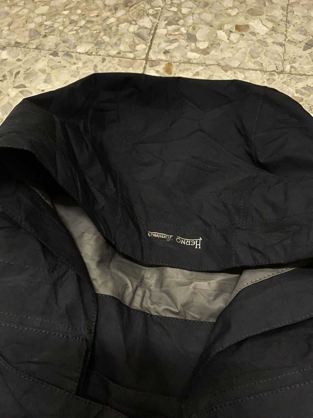 Herno Laminar Waterproof Jacket With Hoodie Short… - image 4