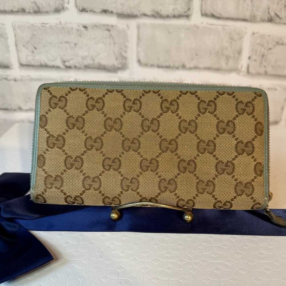 Gucci Guccissima Mayfair GG LONG wallet with baby… - image 4