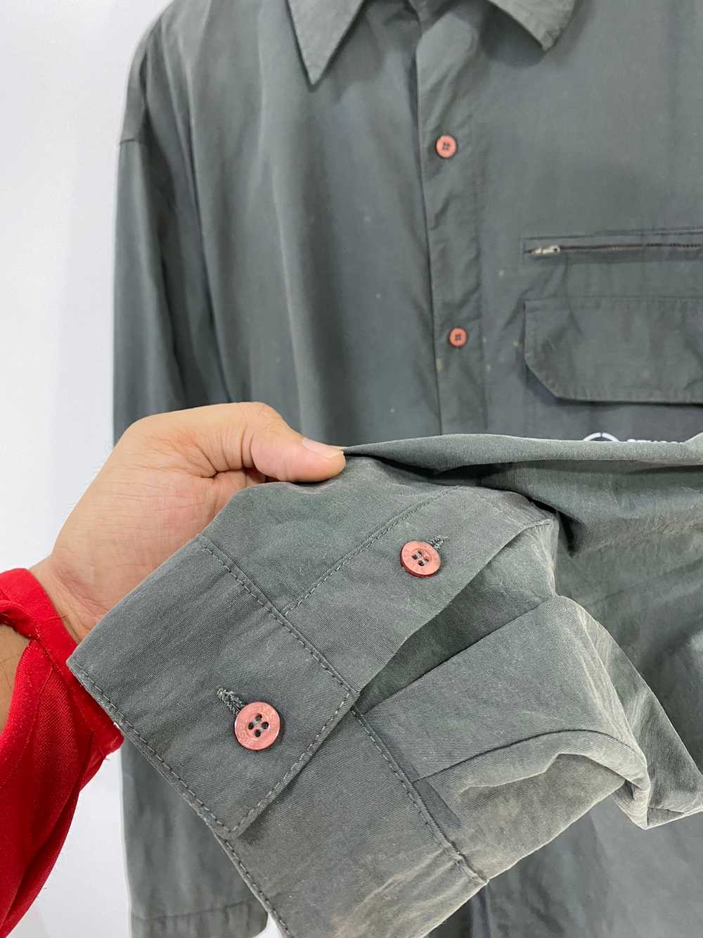 Stüssy Vintage Stussy Surplus Button Up Jacket De… - image 7