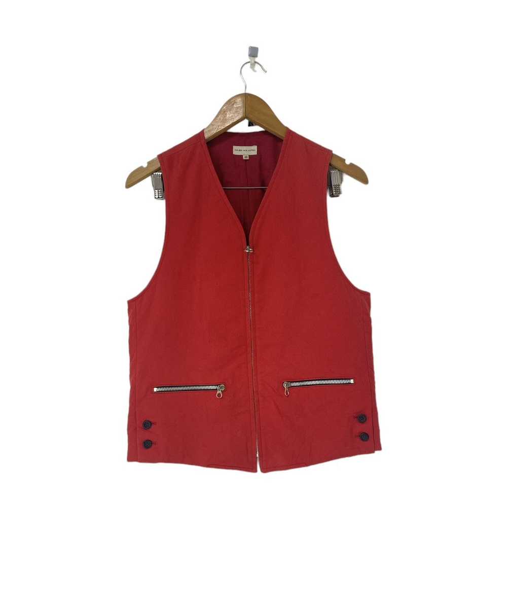 Dries Van Noten Zipper Vest Back Pocket Design - image 1