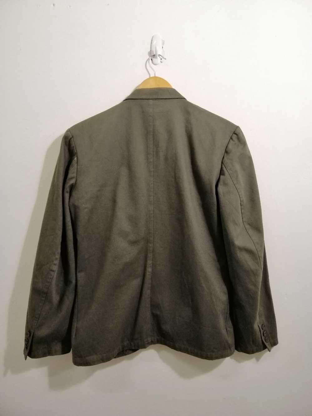 Yohji Yamamoto Light Jacket / Coat Green Army Des… - image 2