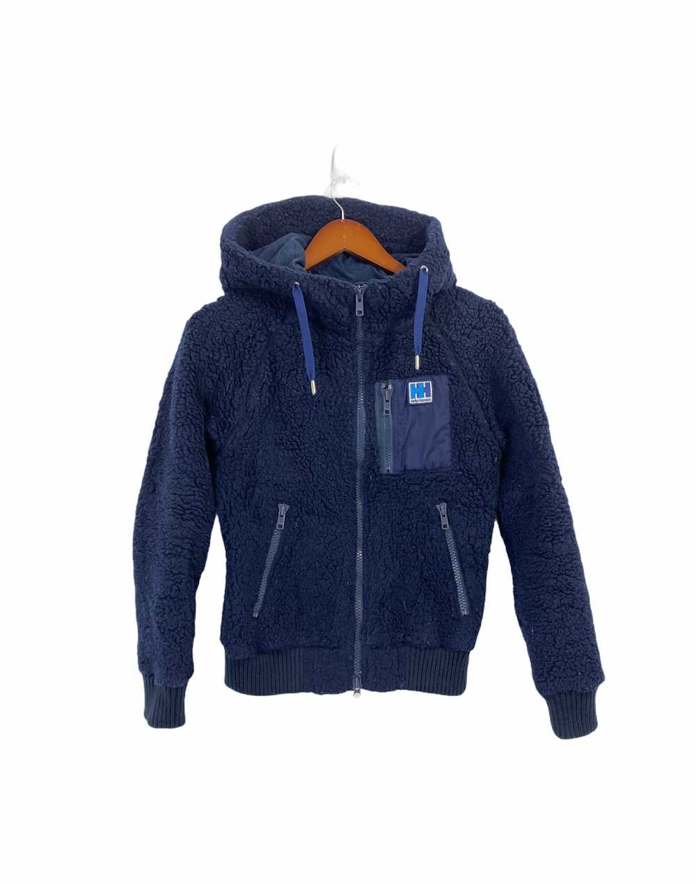 Vintage - Helly hansen Sherpa Fleece Jacket With … - image 1