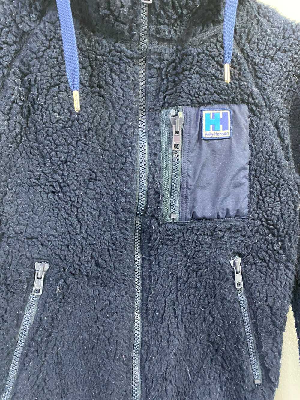 Vintage - Helly hansen Sherpa Fleece Jacket With … - image 5
