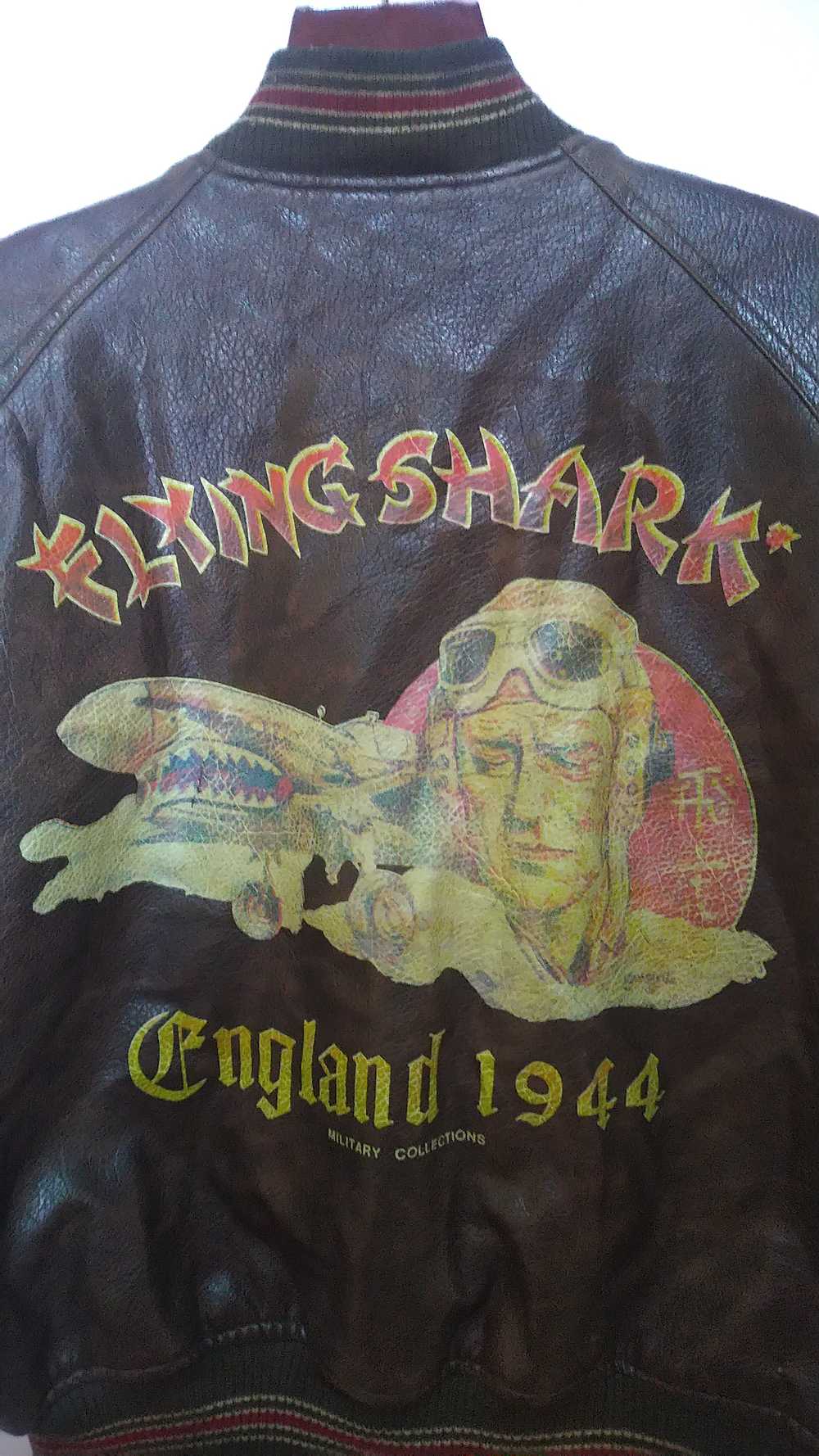 Vintage - Vtg Flying Shark England Military Leath… - image 2