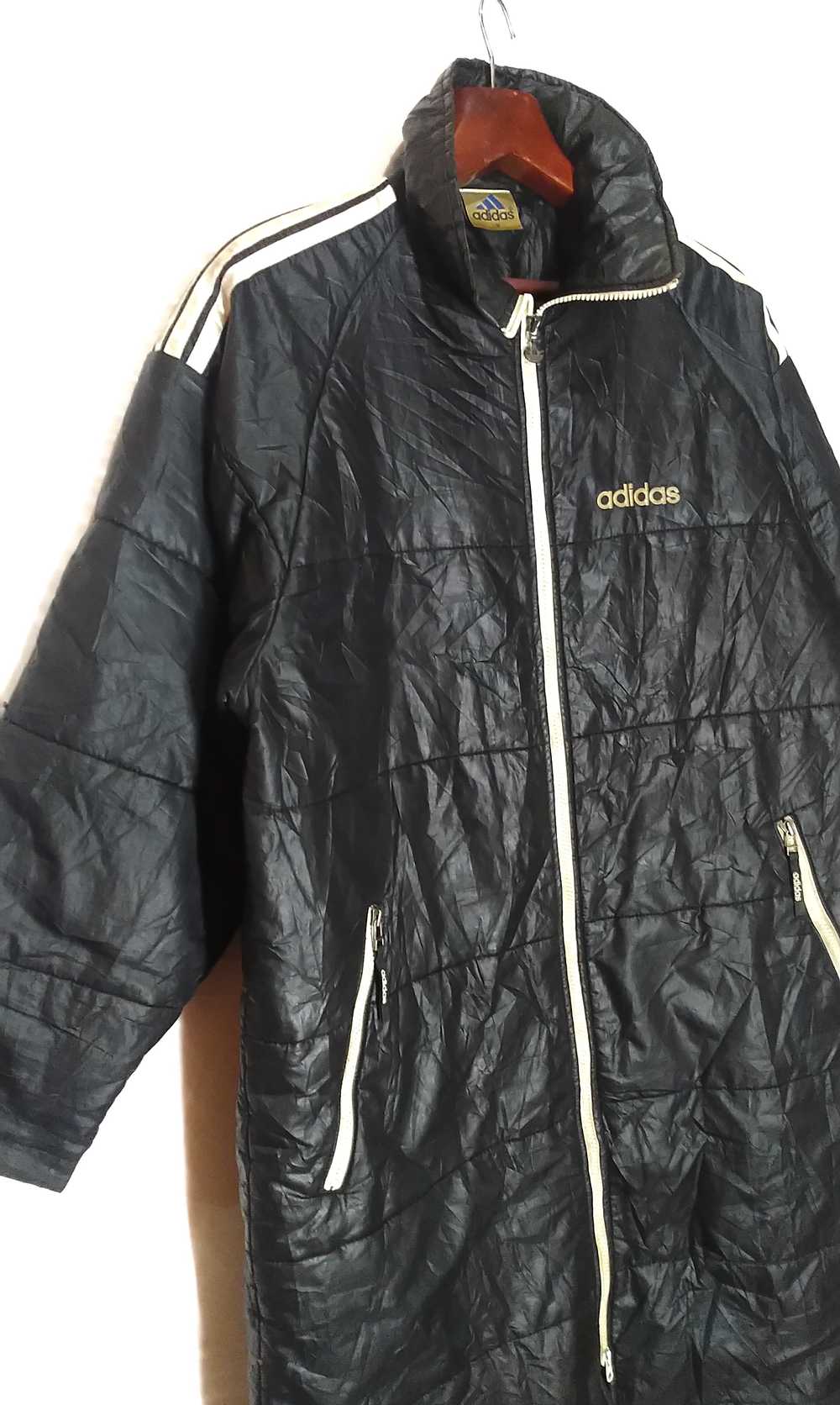 Vintage Adidas by Descente Puffer Jacket Long Par… - image 2