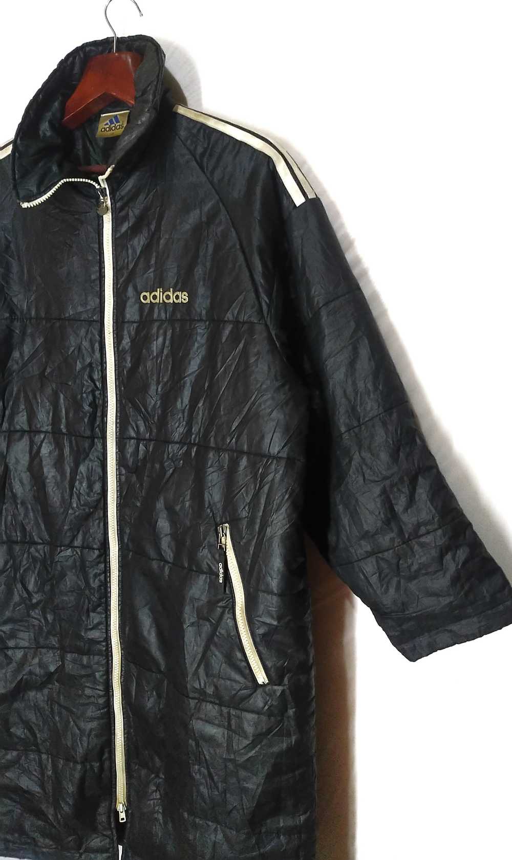 Vintage Adidas by Descente Puffer Jacket Long Par… - image 3