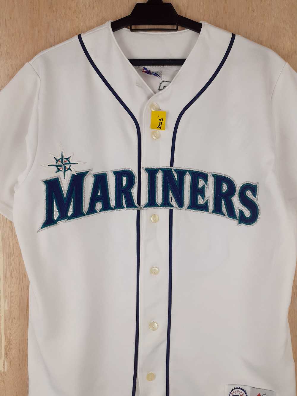 Majestic - Majestic (Mariners) white jersey #3103 - image 2