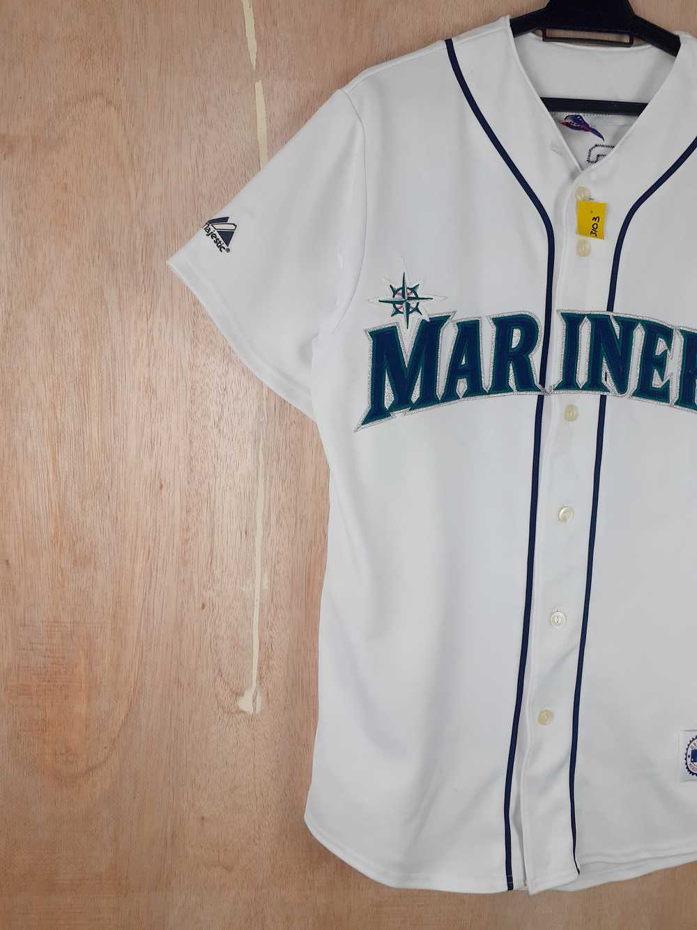 Majestic - Majestic (Mariners) white jersey #3103 - image 5