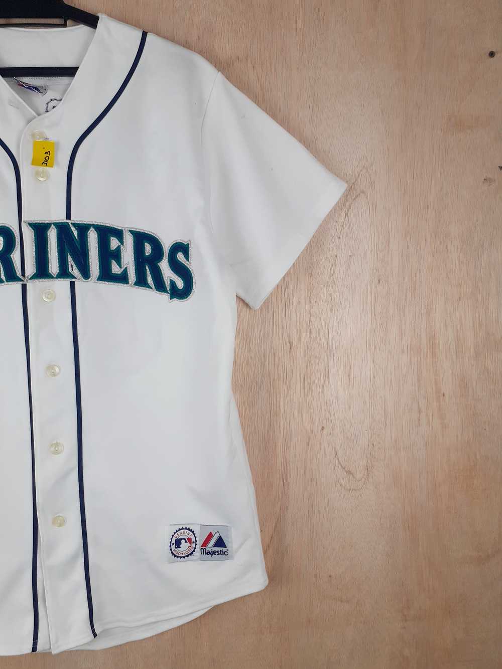 Majestic - Majestic (Mariners) white jersey #3103 - image 6