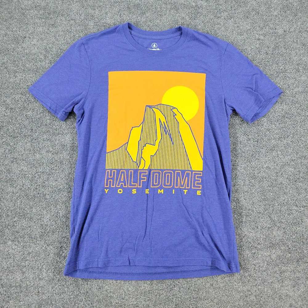 Vintage Half Dome Yosemite Shirt Men Small Blue G… - image 1