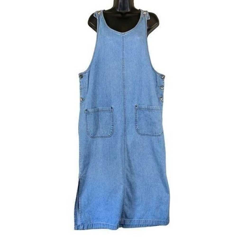 Vintage Blue J. 100% Cotton Cottage Denim Pocket … - image 1