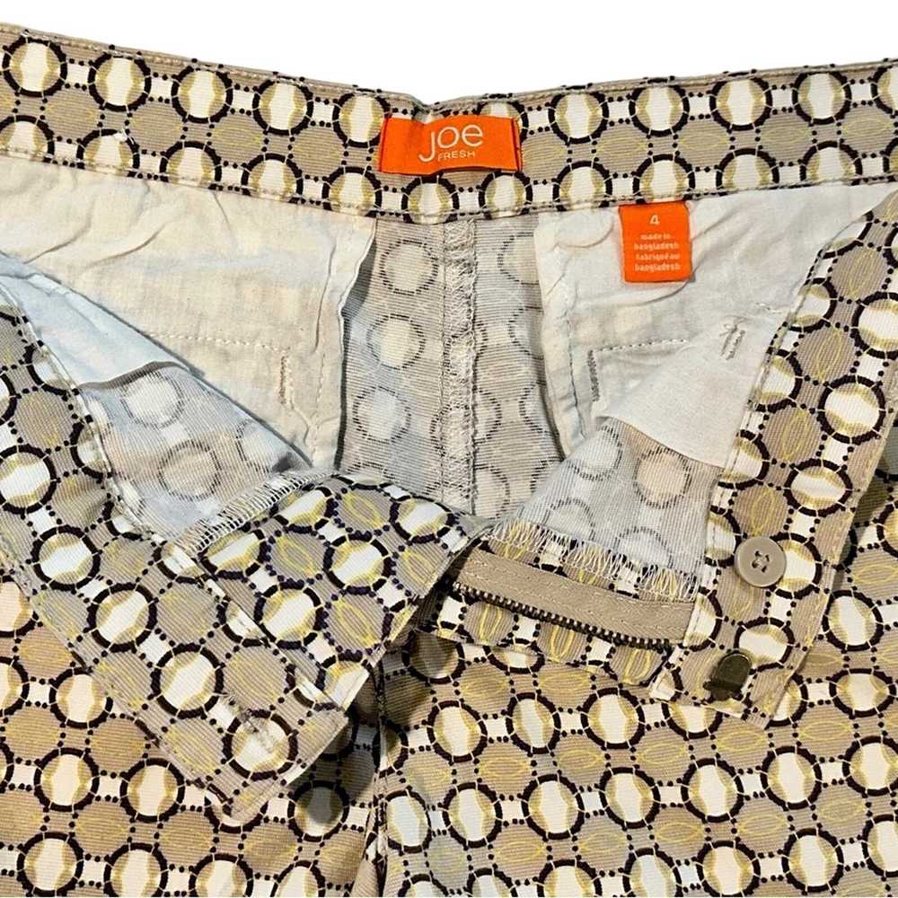 Joe Fresh Joe Fresh Neutral Dressy Shorts Geometr… - image 3