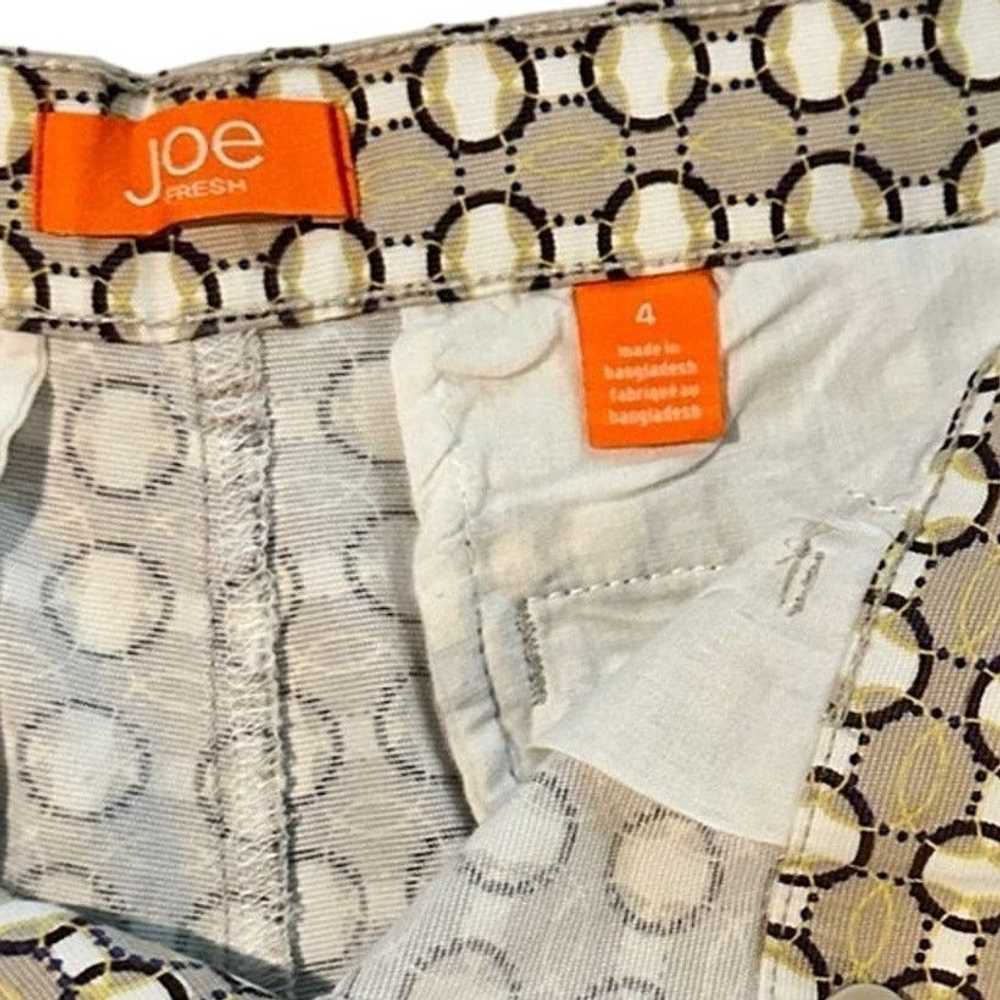Joe Fresh Joe Fresh Neutral Dressy Shorts Geometr… - image 4