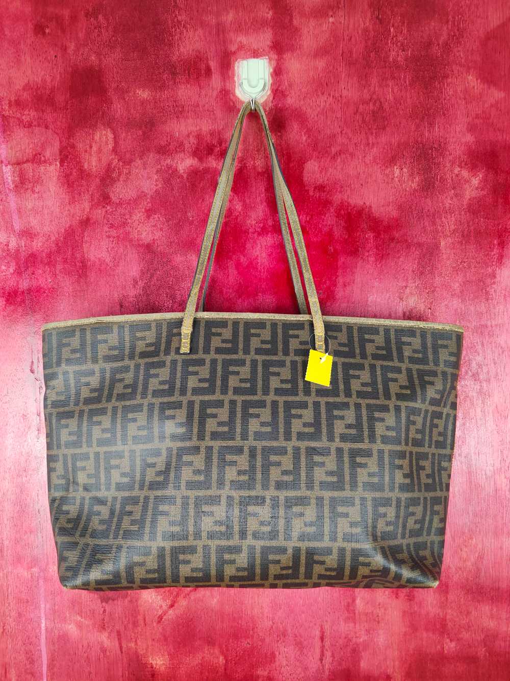 Fendi monogram shoulder Tote Bag #SB005 - image 1