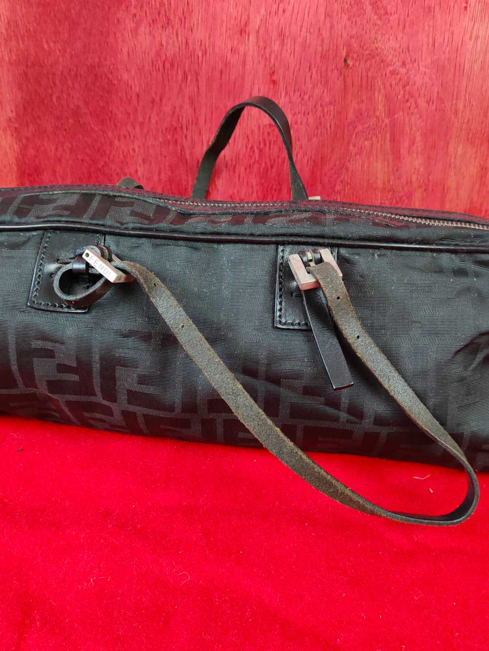 Fendi Barrel tote monogram Bag #SB012 - image 8