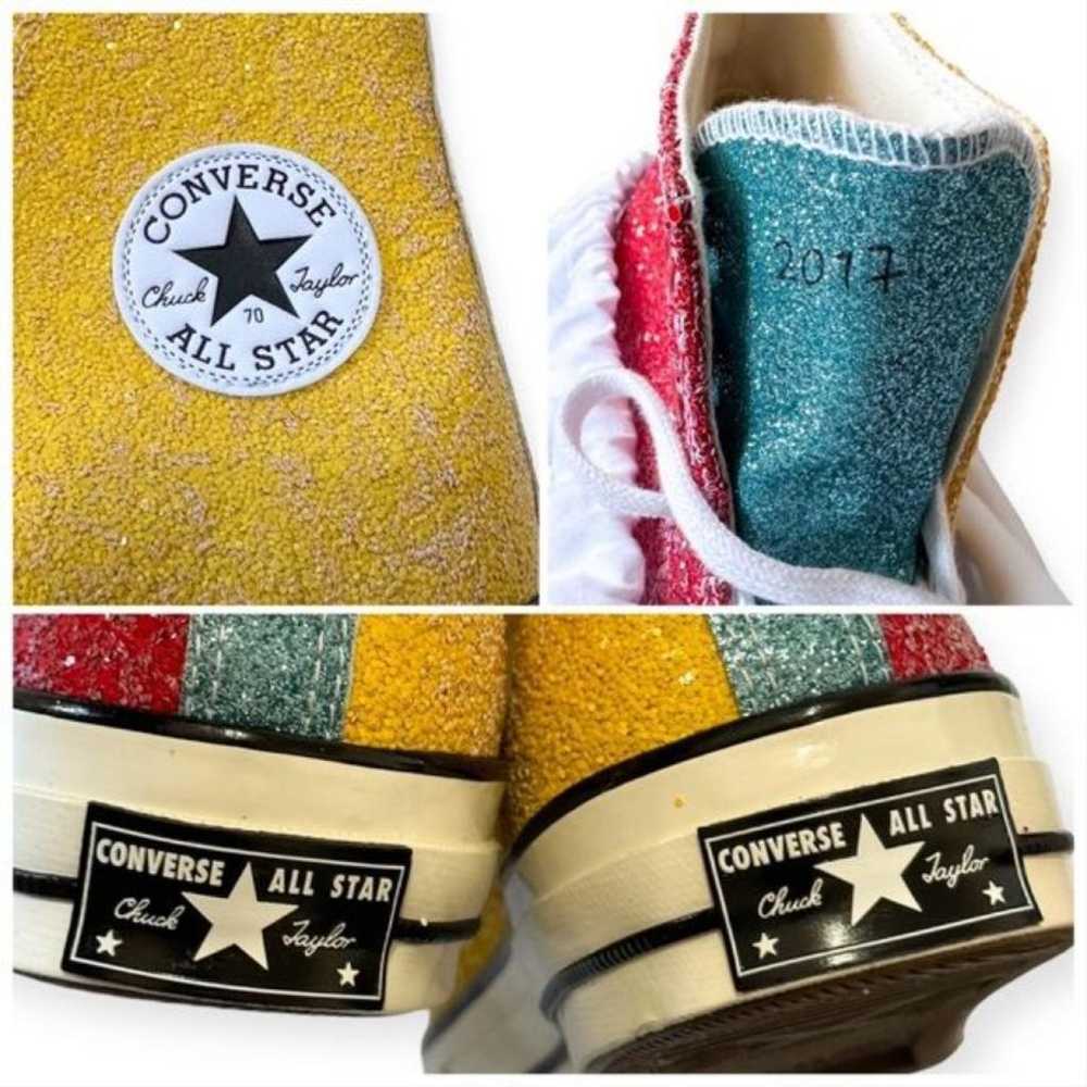 Converse x J.w Anderson Glitter high trainers - image 12