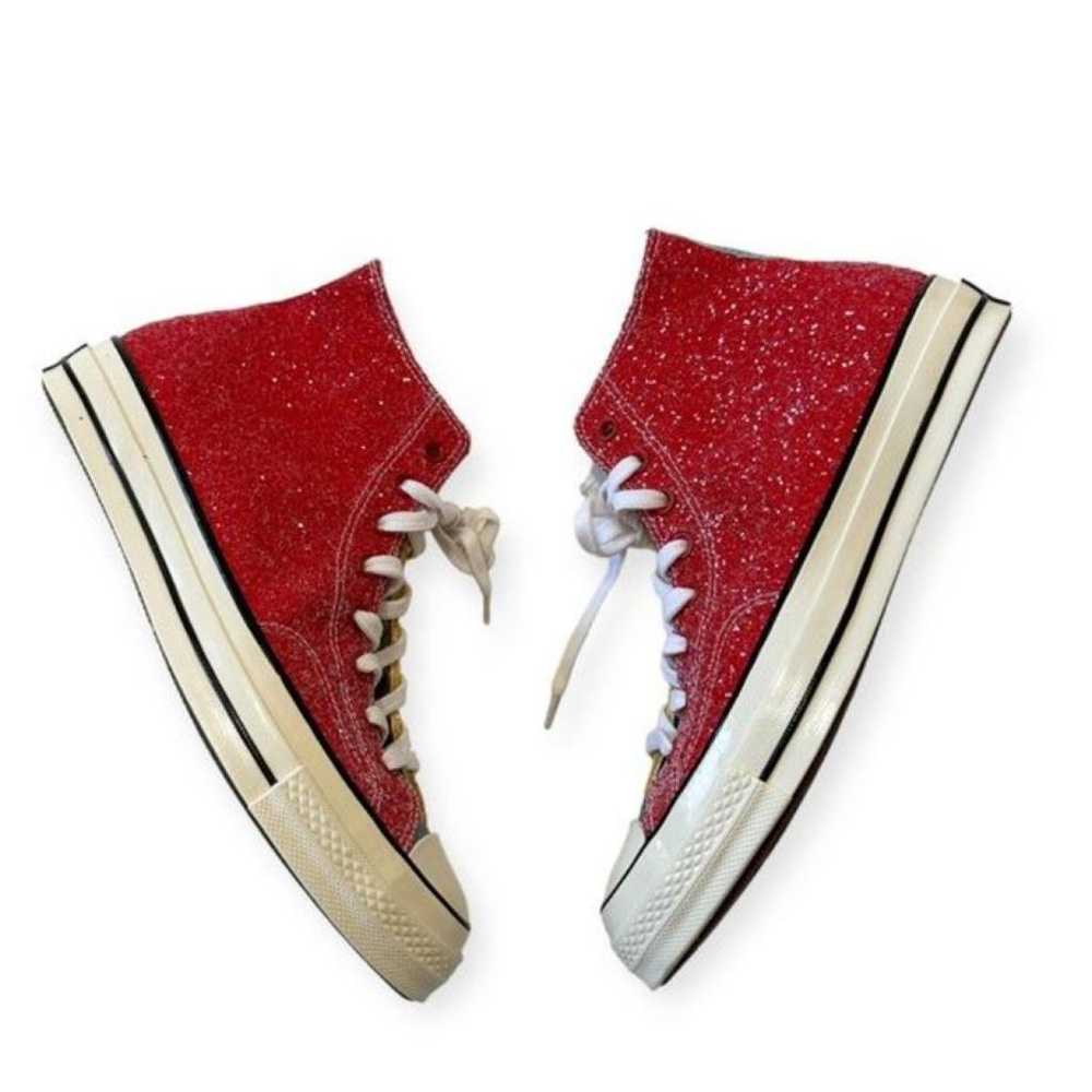 Converse x J.w Anderson Glitter high trainers - image 4