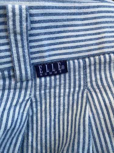 Japanese Brand - Elle Homme Hickory Striped Pant