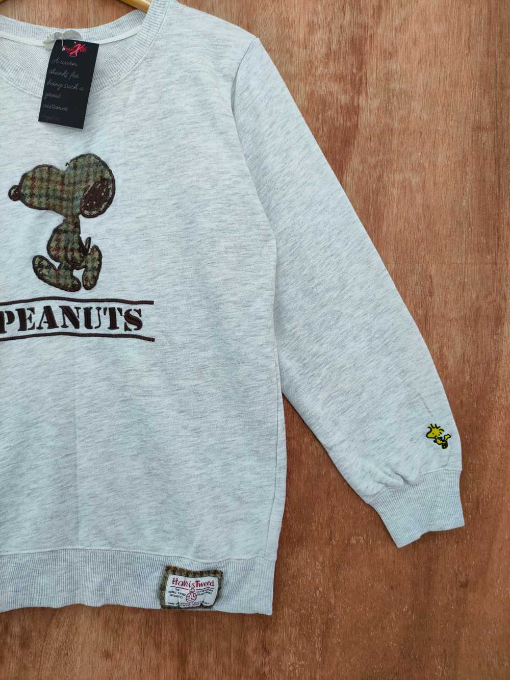 Harris Tweed - Peanuts Snoopy X Harris Tweed swea… - image 3