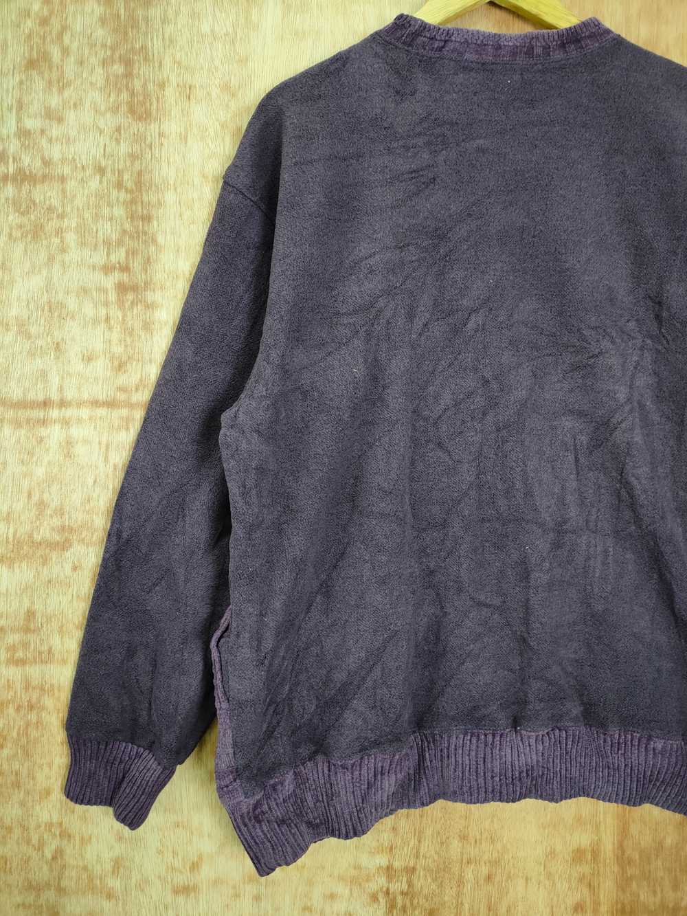 Vintage - Shot Arrow art purple sweatshirt knitwe… - image 8