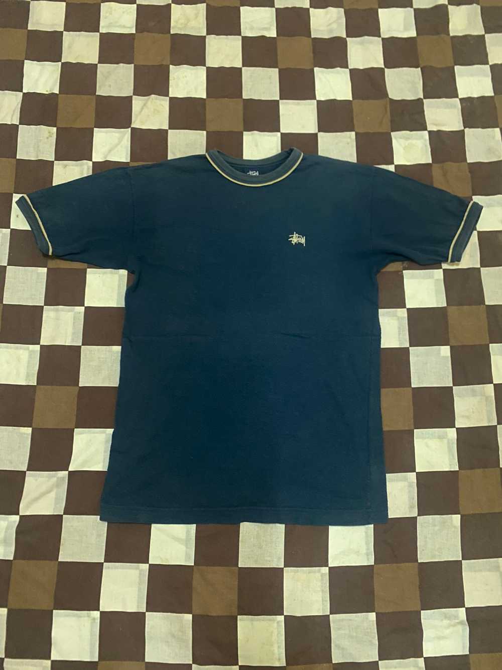 Vintage - VINTAGE STUSSY RINGER TEE - image 1