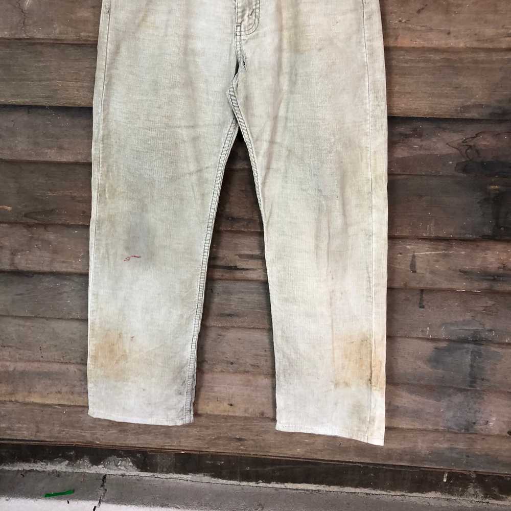 Vintage - Levis Grey Corduroy vintage Pants #4653 - image 3