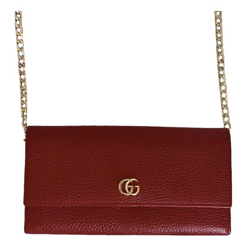 Gucci Gg Marmont leather crossbody bag - image 1