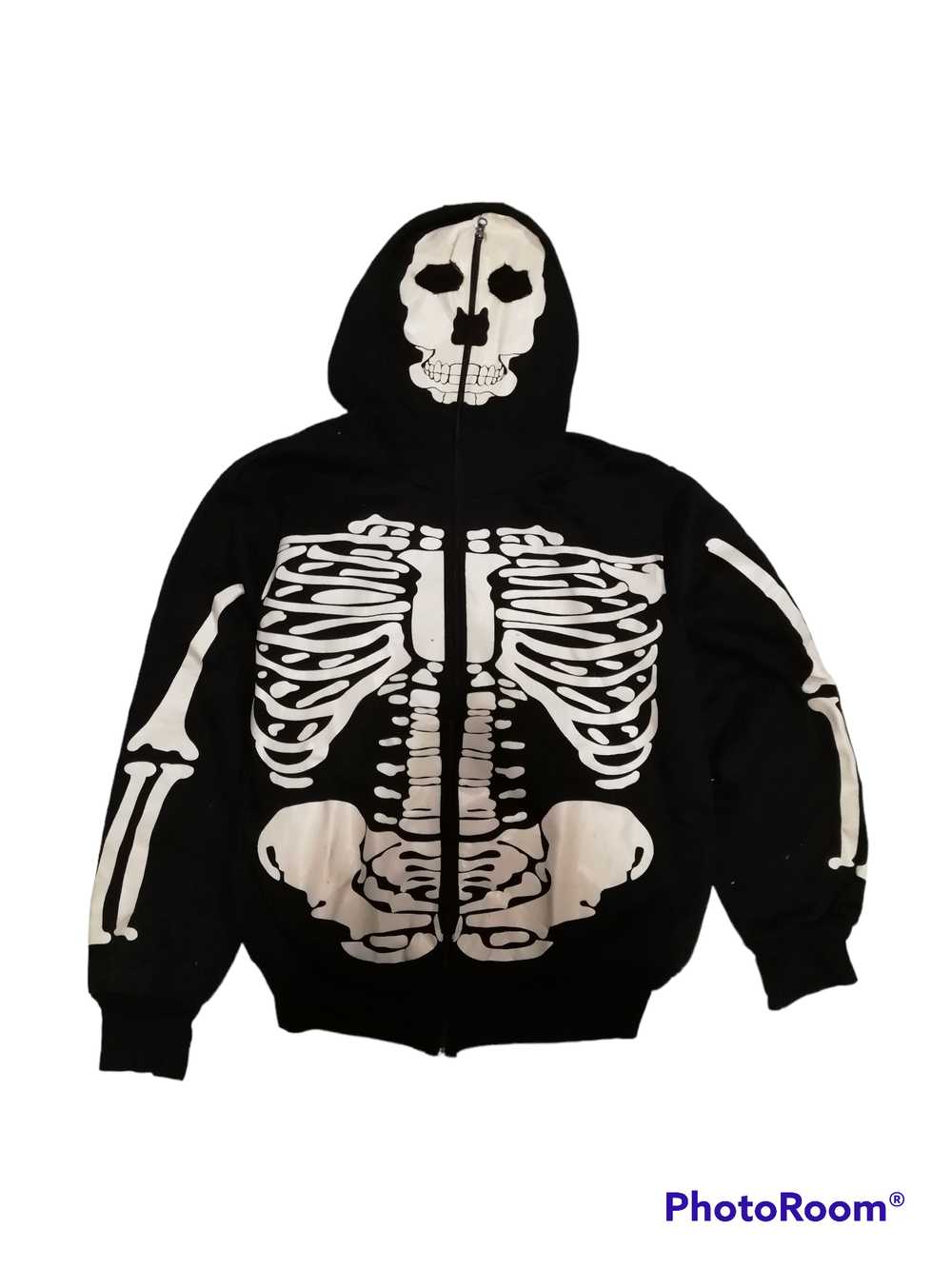 Japanese Brand - VINTAGE FULL Print Skull /Bone H… - image 1