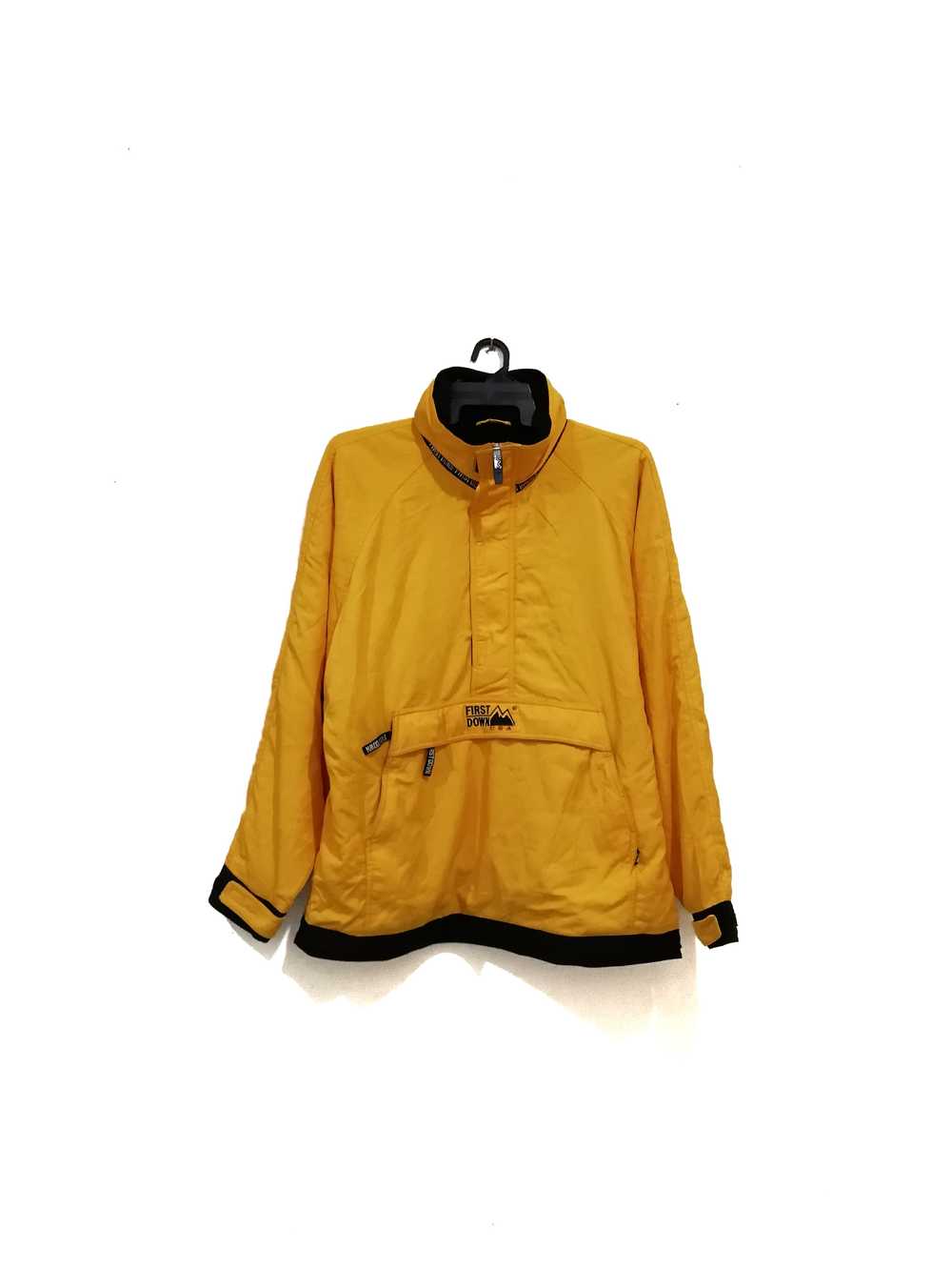 Vintage - Vintage Yellow First Down Pull Over/ Wi… - image 1