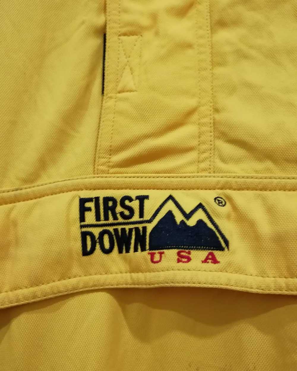 Vintage - Vintage Yellow First Down Pull Over/ Wi… - image 5