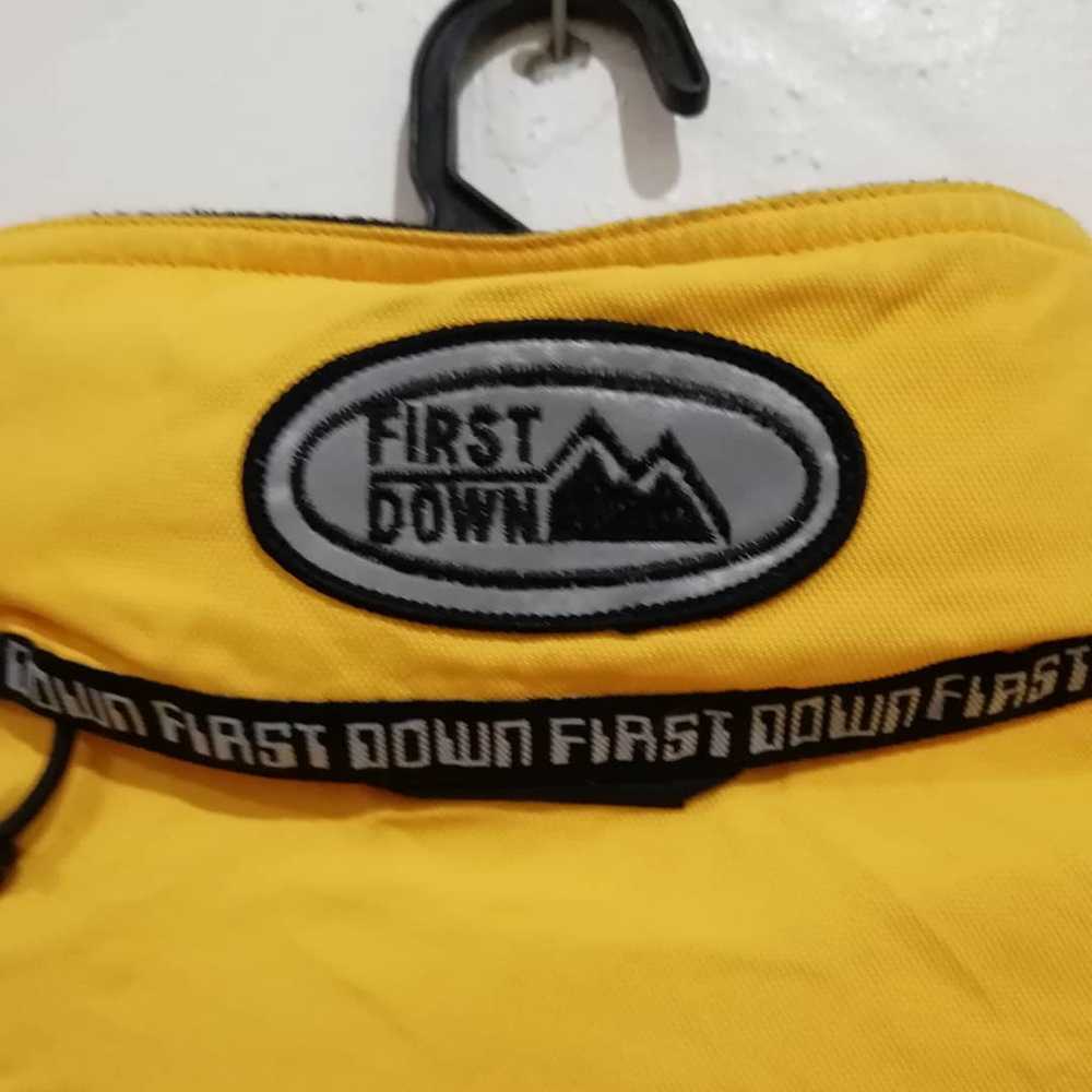 Vintage - Vintage Yellow First Down Pull Over/ Wi… - image 9