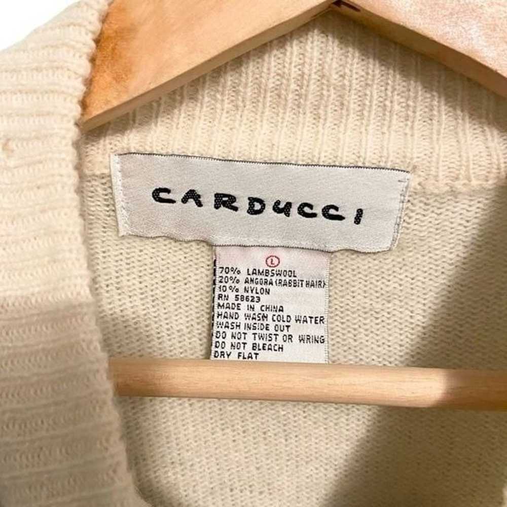 Vintage Carducci Pattern 70% Lambswool Cowl/Turtl… - image 9